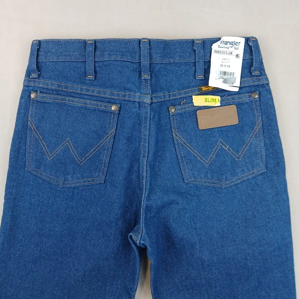 Vintage Wrangler 30x32 Mens Jeans‎ Stiff Cowboy Cut Repaired Nicaragua
